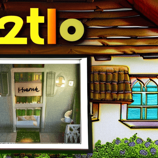 AI generated: Title is ES-Home,
Photo of a home, art by studio ghibli
