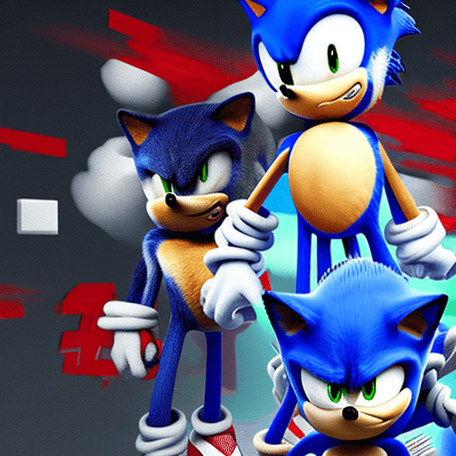AI generated: sonic
