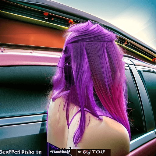 AI generated: girl get anal fucked on the backseat of a car, alternative, emo, piercings, tattoos, ((pale skin)), ...