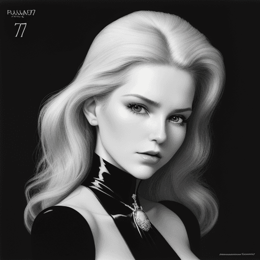 AI generated: a black and white picture  in the style of duffy sheridan, anna razumovskaya, smooth and shiny, wavy...