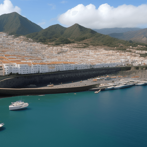 AI generated: puerto de carga