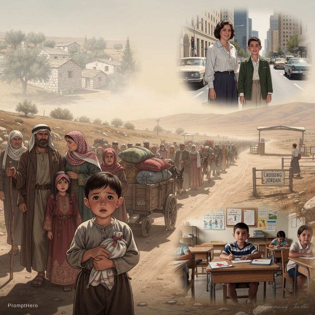 AI generated: I was born in 1942, so I must have been about six or seven when the 1948 catastrophe (Nakba) happene...