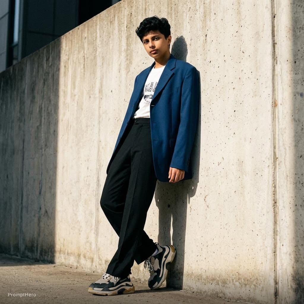 AI generated: fashion editorial photograph, man, shot on a Canon EOS 5D Mark IV --chaos 75 --ar 1:2 --profile rsy6...
