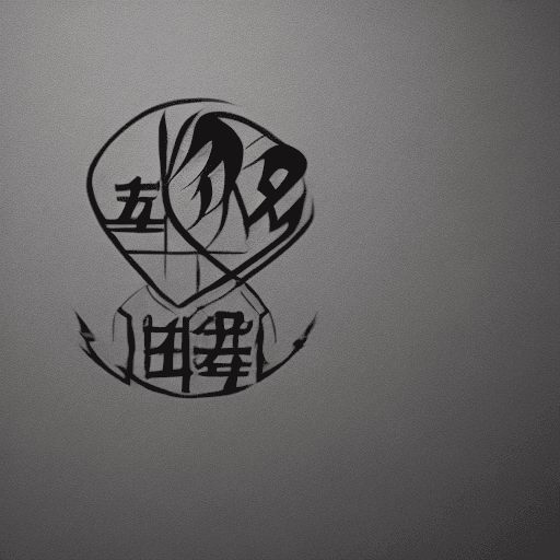 AI generated: simple anime logos