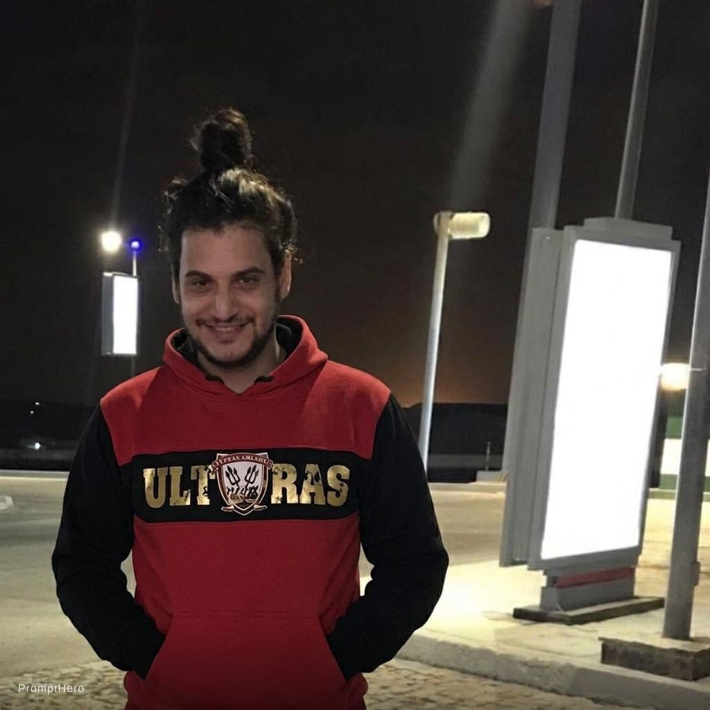 AI generated: Wear me the uploaded red hoodie 