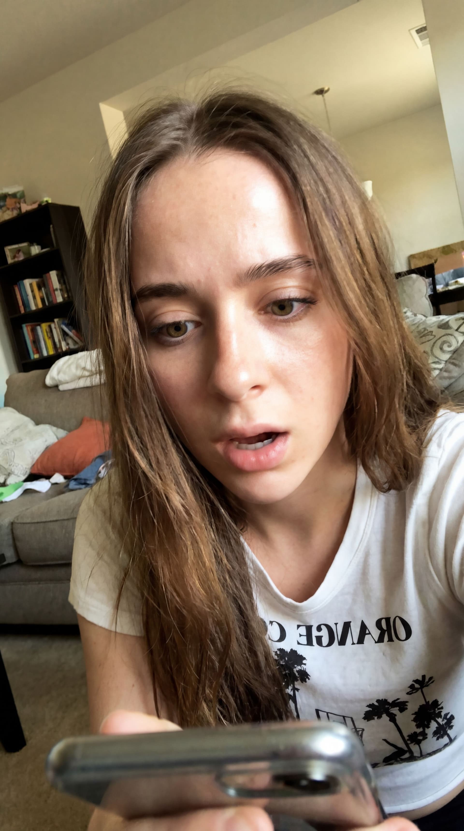 AI generated: 📸 CAMERA & IMAGE CHARACTERISTICS

Ordinary iPhone Selfie — Accidental / Mediocre Snapshot

Camera T...