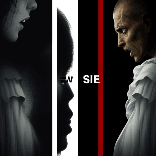 AI generated: 2 different side by side images of Fear vs. Freedom comparison