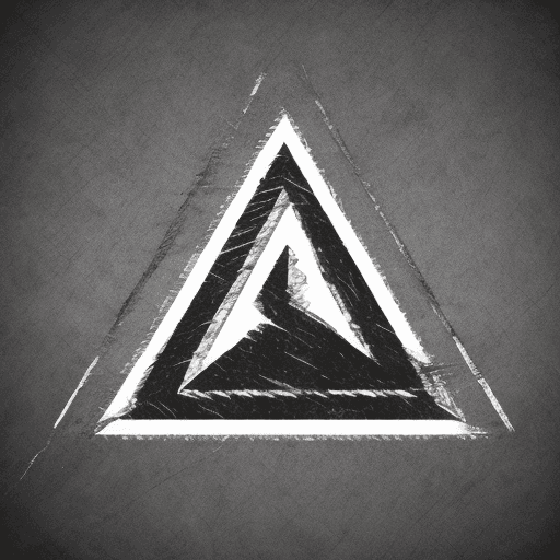AI generated: Generate a  simplistic rock band logo with the following elements triangles, lines, simplistic fire,...