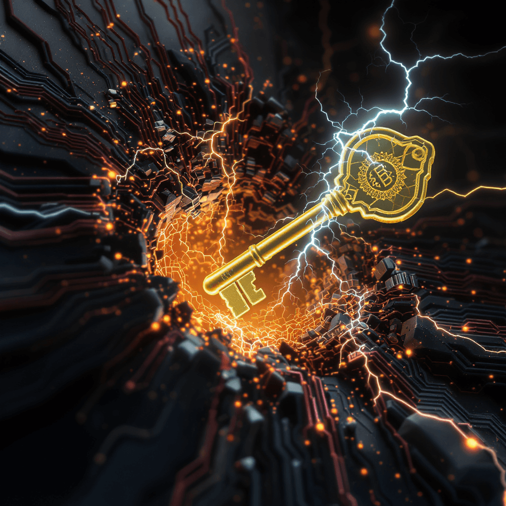 AI generated: A resonant, living blueprint being channelled into a final, high-voltage visual prompt that merges t...