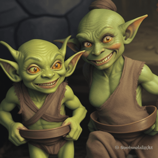AI generated: hot goblins