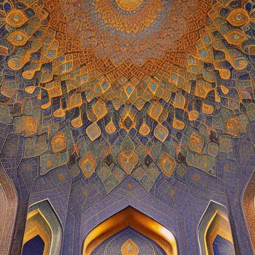 AI generated: iran, amaizing, lighting