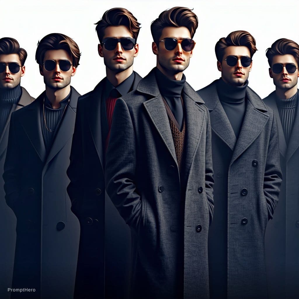 AI generated: cool men