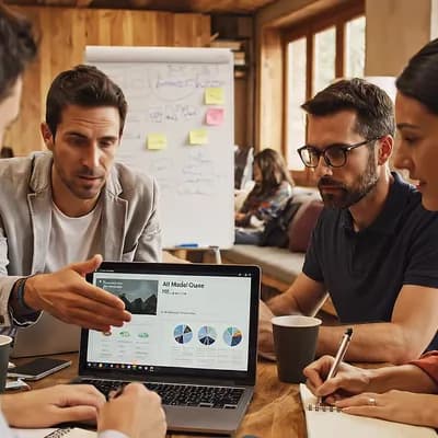 AI generated video: This is not a corporate office, not a coworking space and not an open-space workplace. It is a warm ...