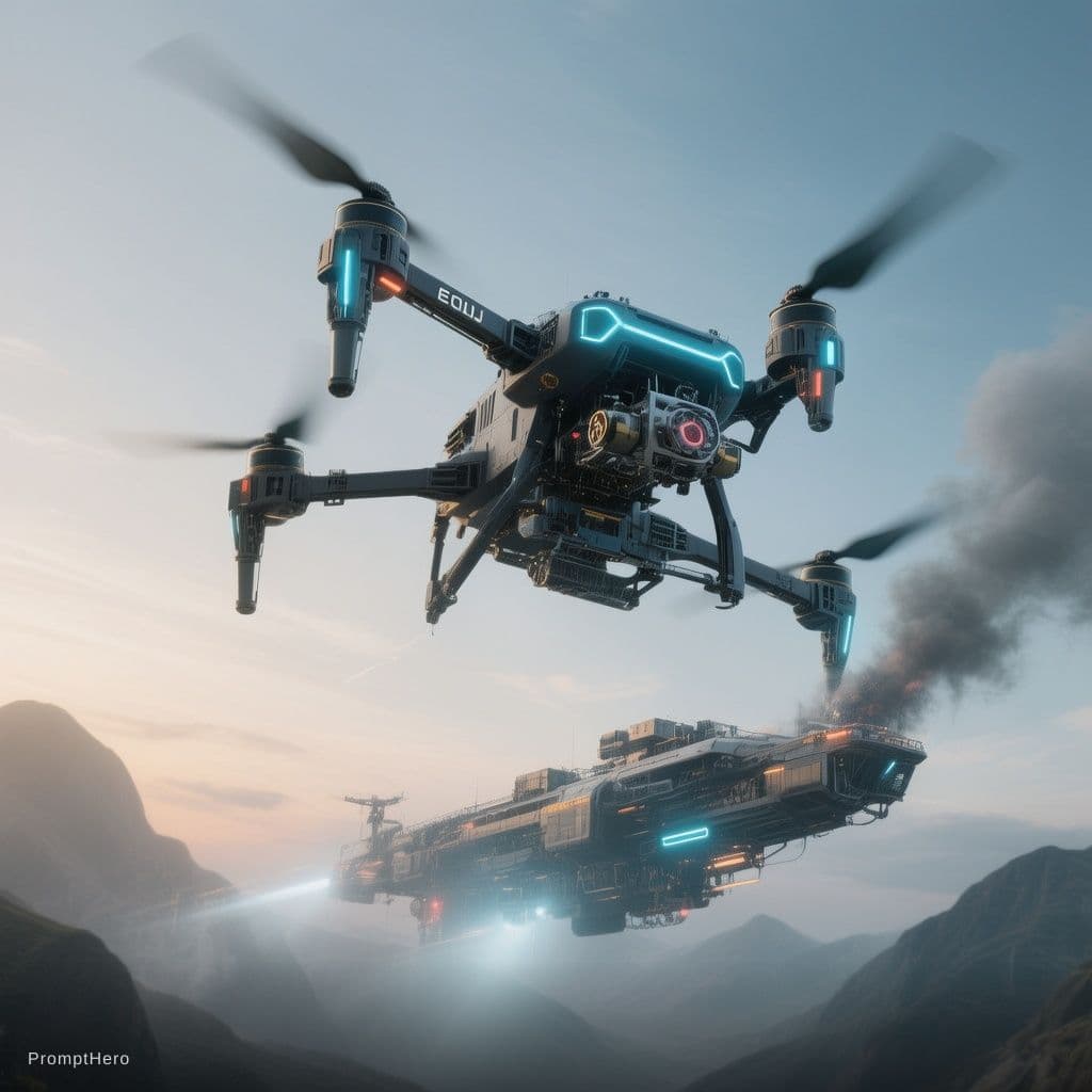 AI generated: My Company name is AEUIO Industries, we are in three verticals, 
1. Drones 2.Software Development 3....