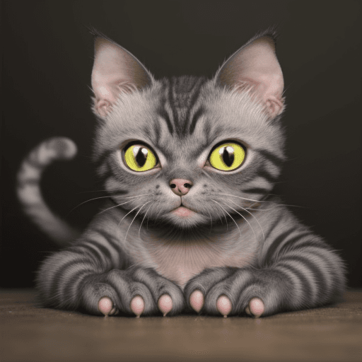 AI generated: an ugly cat