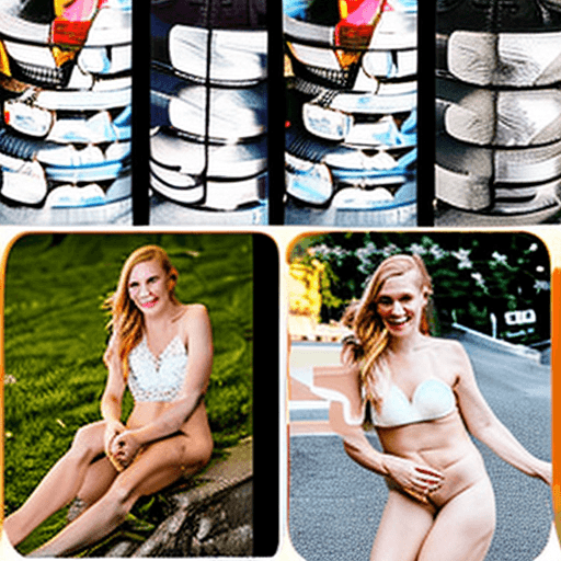 AI generated: a naked ginger woman in public, a stock photo, by Jakob Gauermann, shutterstock, elegant lady with a...