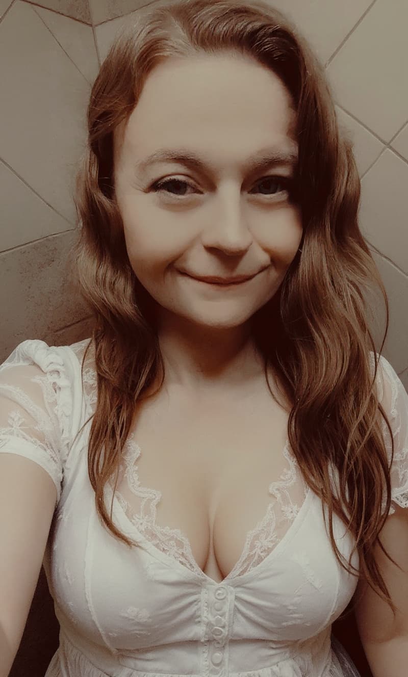 AI generated: the subject in the same pose but the nightgown is made entirely of sheer material. the indentations ...