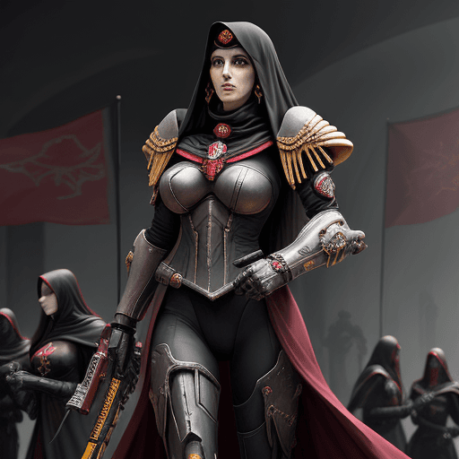 AI generated: Adeptus sororitas repentia