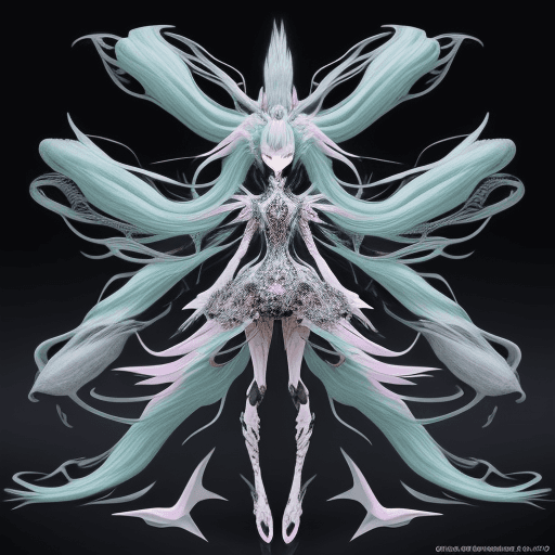AI generated: new ANIME creature, impossible design, new design, original design, creative design, innovative desi...