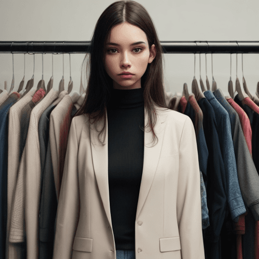 AI generated: woman, clothes