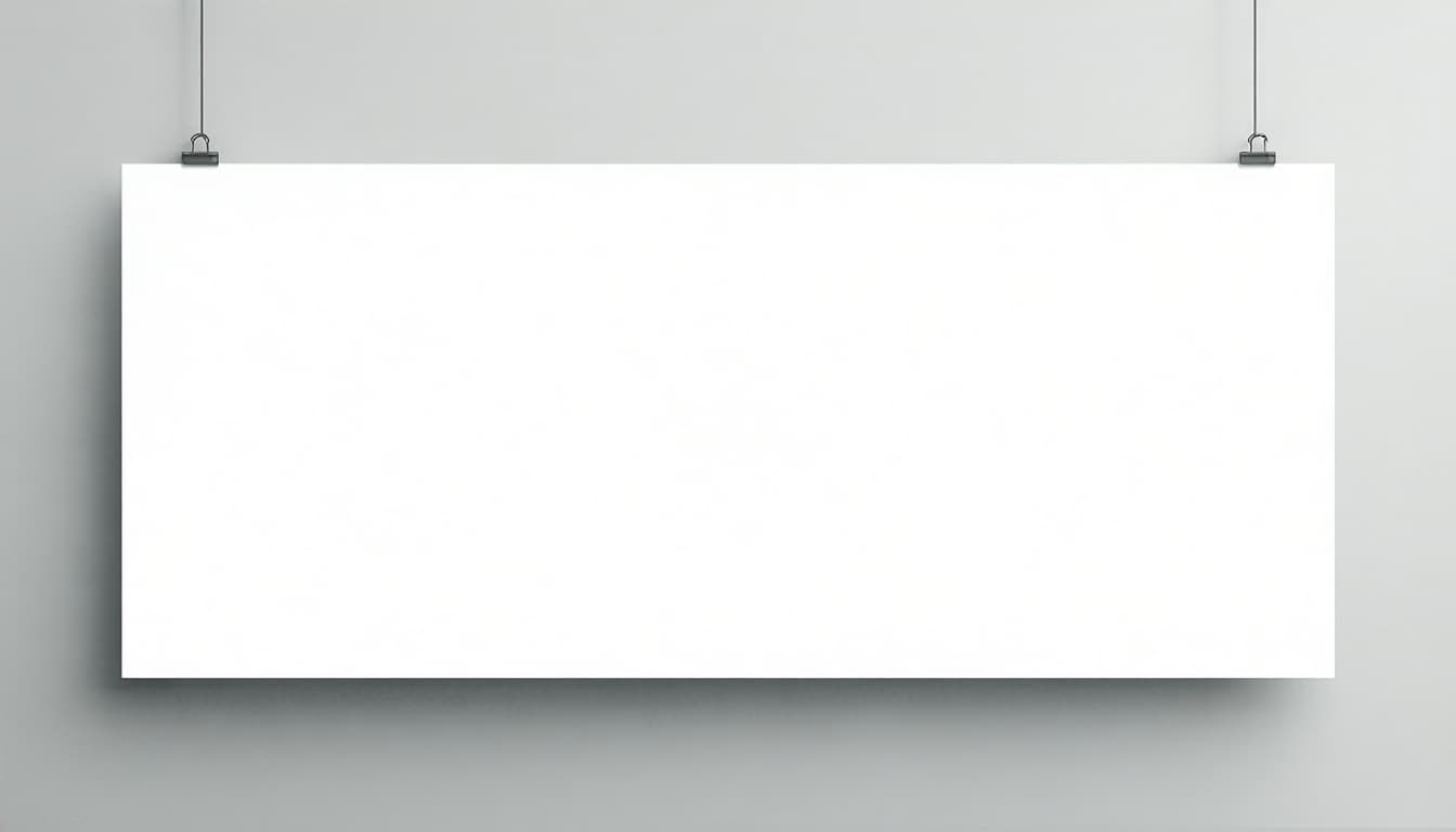 AI generated: “A minimalist vertical web banner placeholder, light grey or off-white background with a subtle bord...
