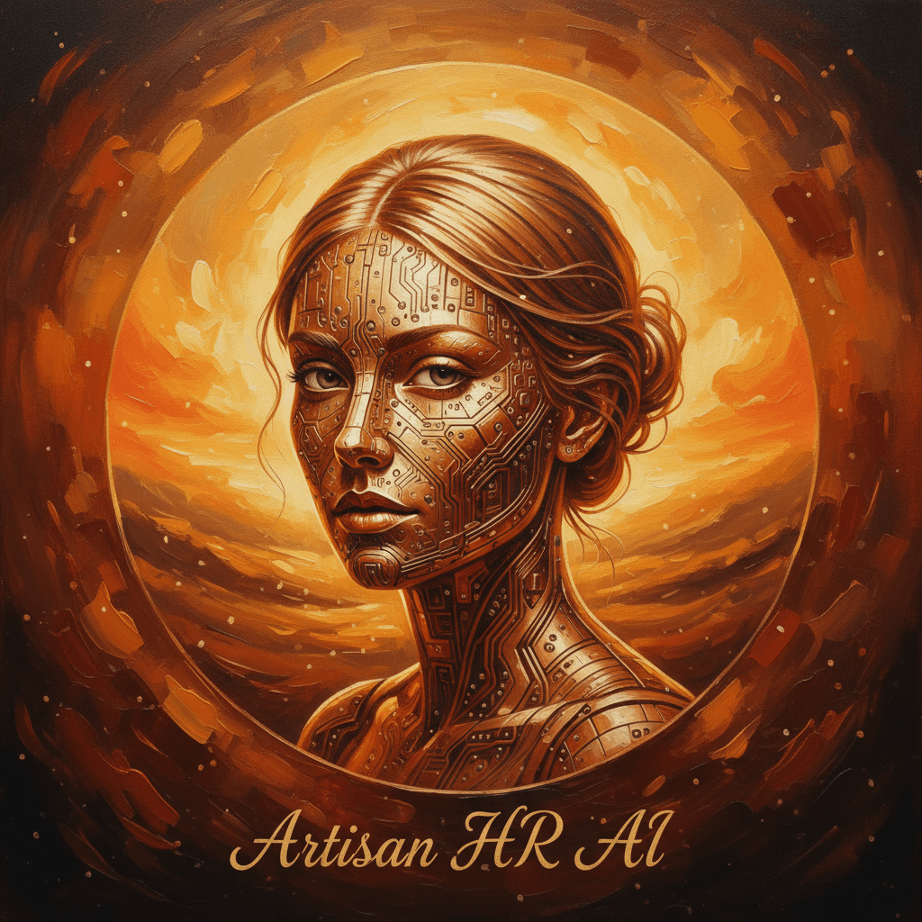 AI generated: A cameo of a beautiful woman made of copper circuits. Her hair, also made of circuitry, is straight ...