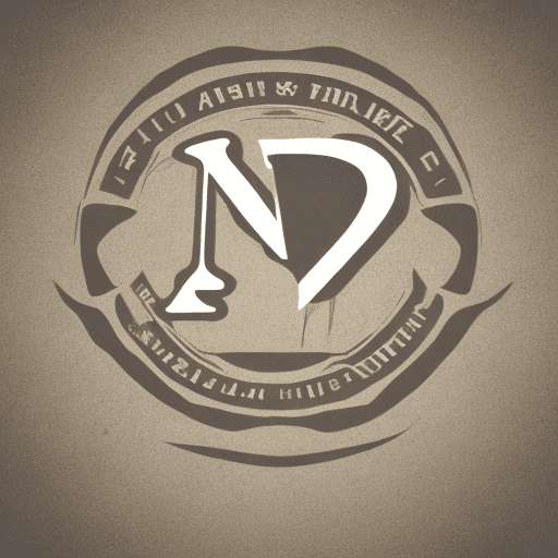 AI generated: logo with the letters N and P merged, minimalist, vector