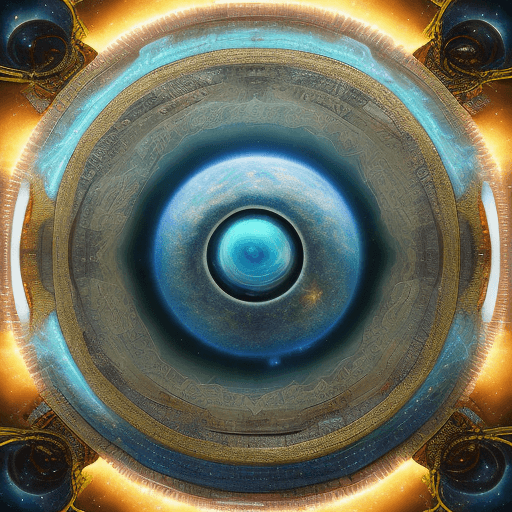 AI generated: Stunning cosmic journey, canvas print with stars and planets reflected in water, intricate details o...