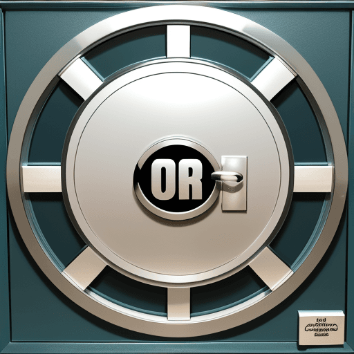 AI generated: Logo of a safe.