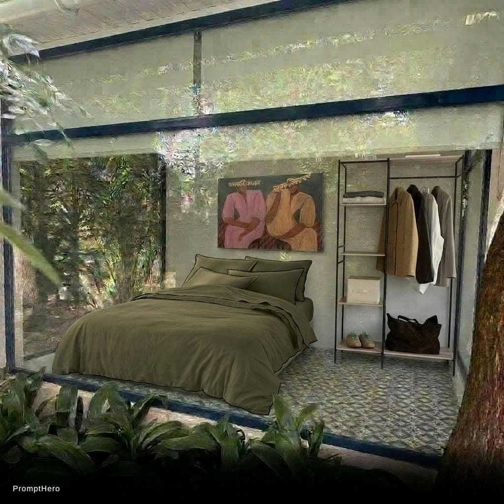 AI generated: change the bed sheets to this one