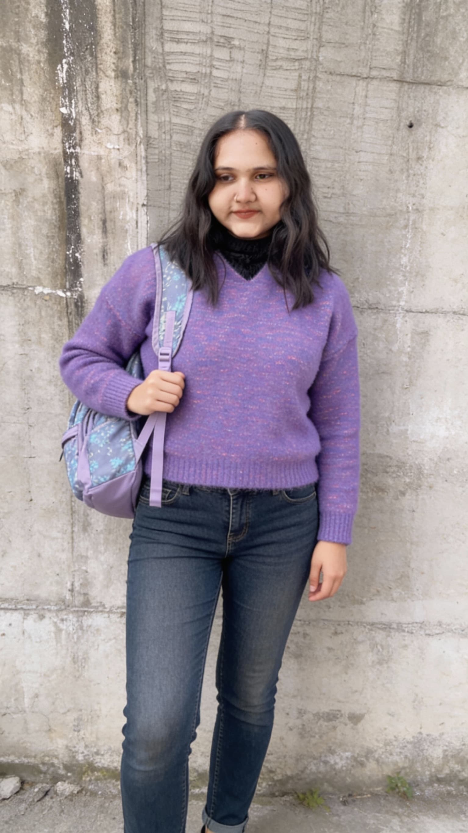 AI generated: put jeans on her full body shot
