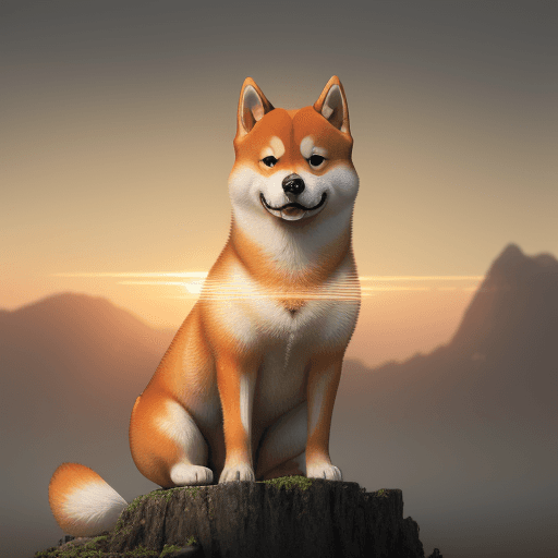 AI generated: Photo of a ultra realistic shiba inu, dramatic light, pale sunrise, cinematic lighting, battered, lo...