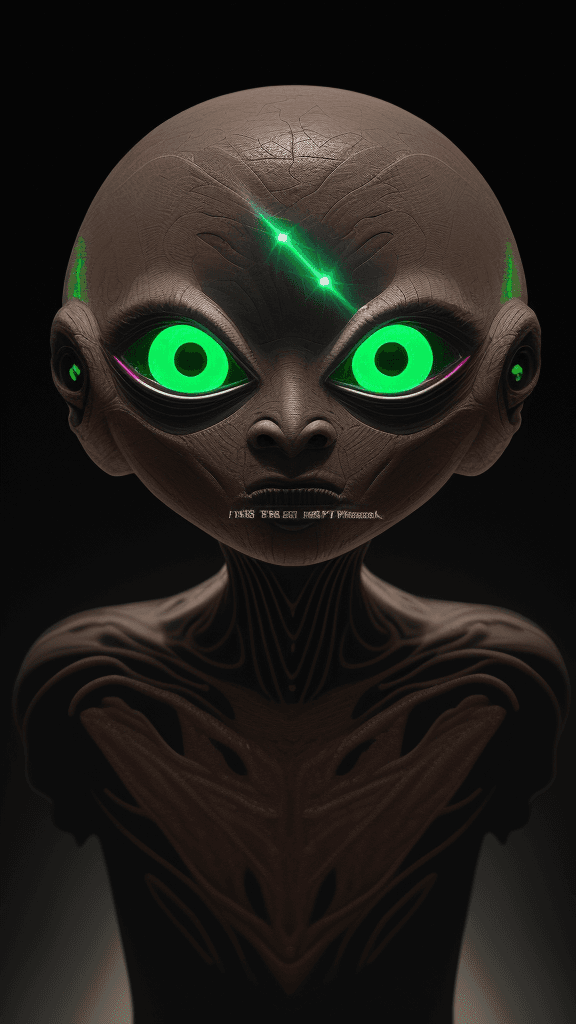 AI generated: 4d 8k 16k laser art rfktrstyle 8k 16k alien being masterpiece,horror
