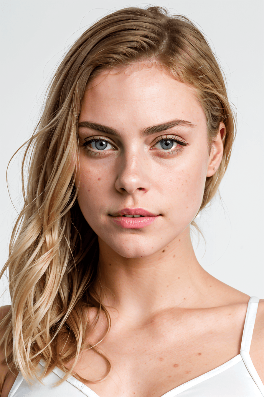 AI generated: a photo of a woman in a Leotard(detailed face),simple white background,evalyn_noexist,AshleyCipher