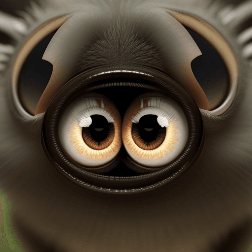 AI generated: cutest big eyed creature
