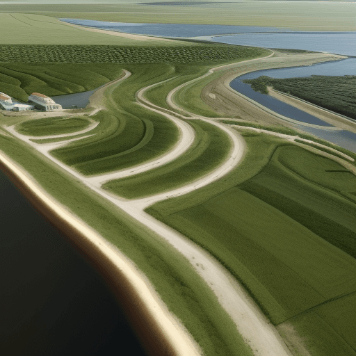 AI generated: land reclamation
