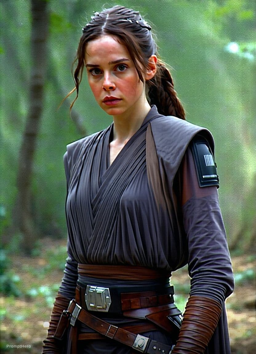 AI generated: Steve Jobs Star Wars movie character, highly detailed, digital fantasy character, painted portrait, ...