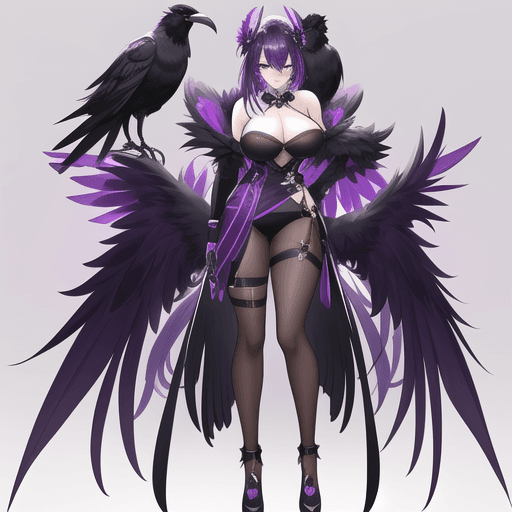 AI generated: Full body, modelshoot style, masterpiece, mdjrny-v4 style, waifu, 8k highly detailed, art by midjour...