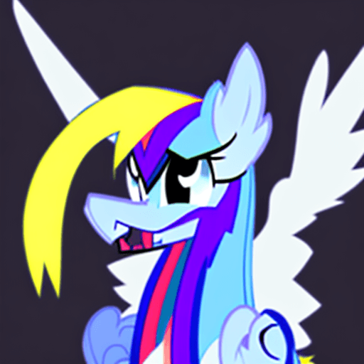 AI generated: discord from mlp