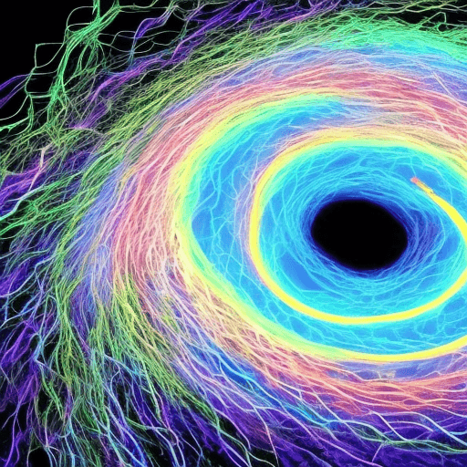 AI generated: imagenes de los efectos del electromagnetismo 