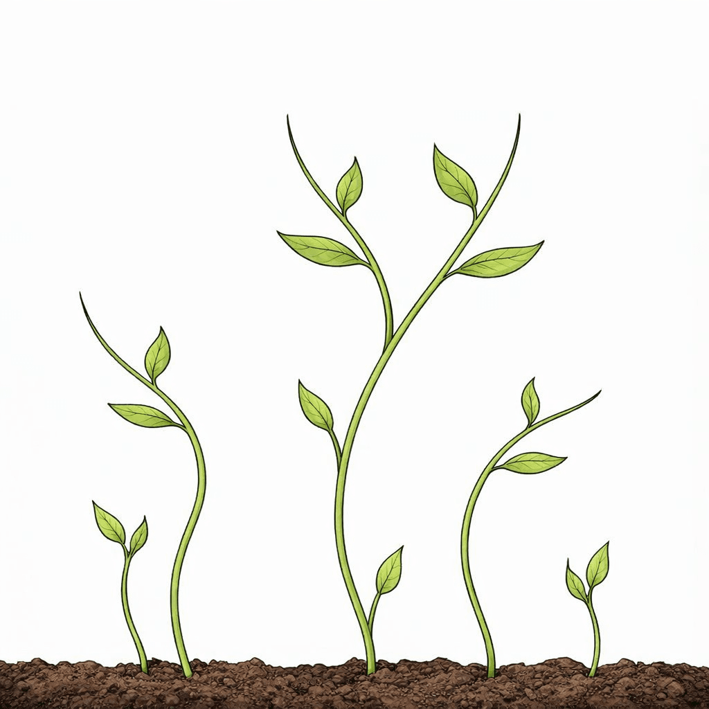 AI generated: Add some soil to the bottom fifth of this picture whilst keeping everything else exactly the same. T...