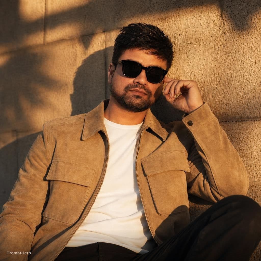 AI generated: Man model