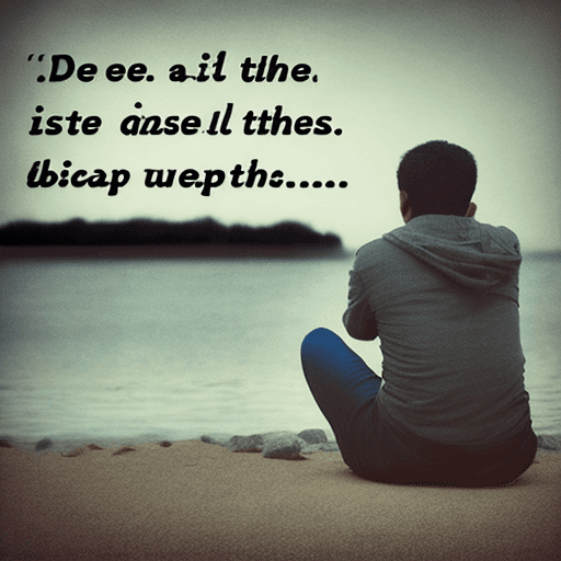 AI generated: deep thoughts
