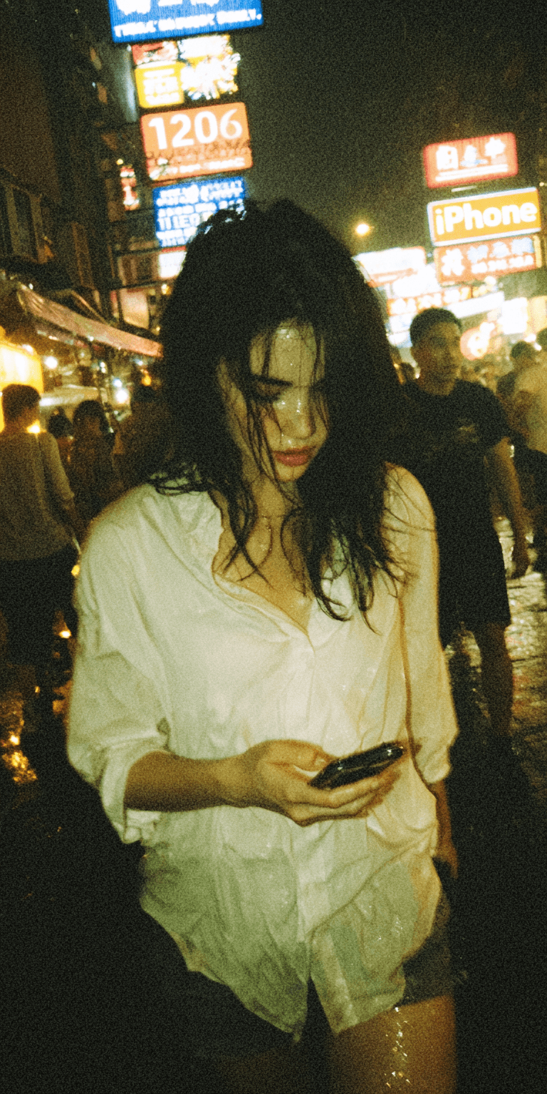 AI generated: iPhone 16 photo, woman --chaos 75 --ar 1:2 --profile oh3iyx5 --stylize 750