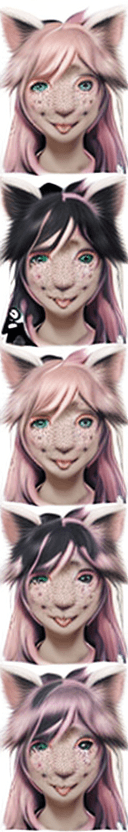 AI generated: DE RTX_on, (RTX_soft:1.3), RTX_flat, RTX_texture, RTX_pt, RTX_hairsim, Pig Girl, cheveux noirs, yeux...