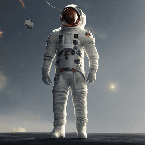 AI generated: space suit with boots, futuristic, character design, cinematic lightning, epic fantasy, hyper realis...