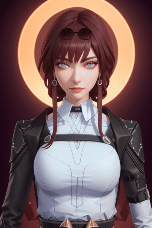 AI generated: <lora:StarRail_Kafka_AP_v4:1> kafka. Akali. Slim body. Dynamic pose. Beautiful face, detailed face. ...
