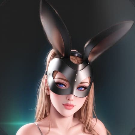 Leather Bunny Mask - Image 4