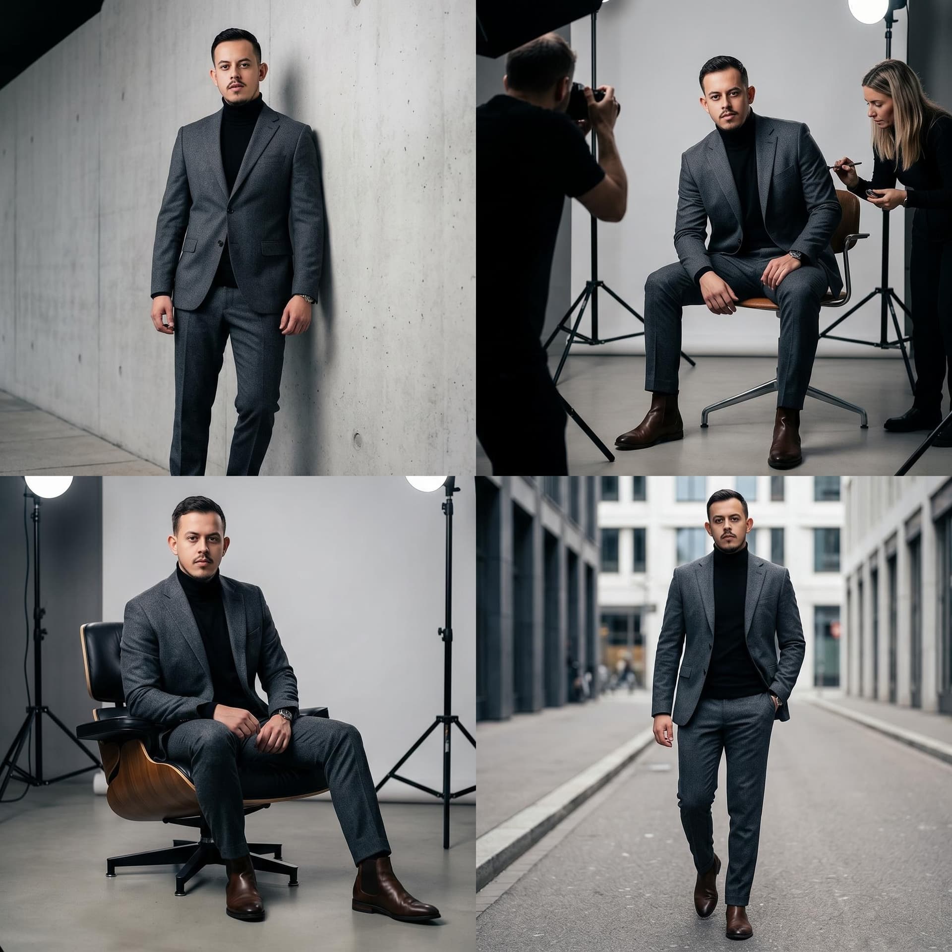 AI generated: make a photoshooting like a model 