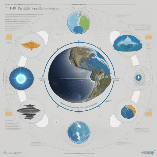 AI generated: infographics of Thales philosophy of earth, the earthquake, illustration, line art, detailed, 8k --q...